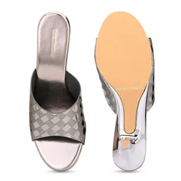 CLOG LONDON Textured Open Toe Slim Heels image 2