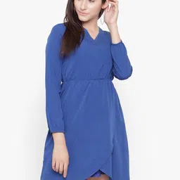 Magnetic Designs Long Sleeves Crepe Dress-image-29