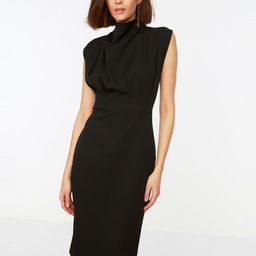 Trendyol Women Black Sheath Dress-image-32