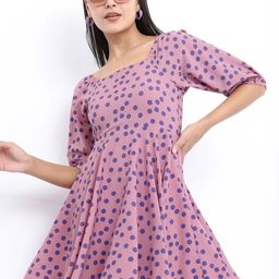 KETCH Printed Mini Dress-image-55