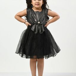 Bella Moda Satin Fit & Flare Dress-image-69