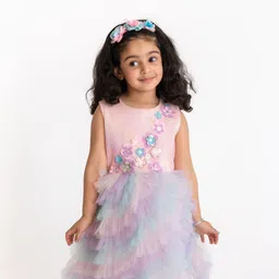 A Little Fable Floral Embellished Fit And Flare Dress-picture-27