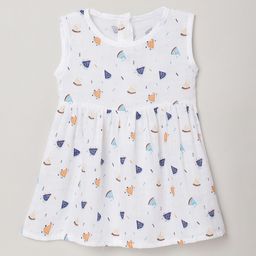 The Boo Boo Club White Sustainable Organic Cotton Dress-image-43