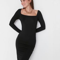 Trendyol Women Black Bodycon Dress-image-38