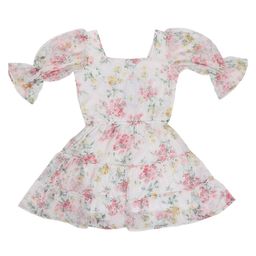 Cantabil Floral Chiffon Dress-image-33