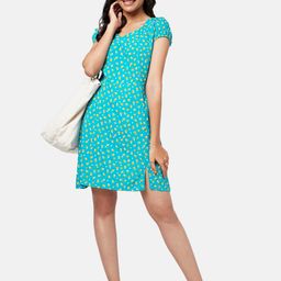 YU by Pantaloons Conversational Printed Sweetheart Neck A-Line Dress-picture-33