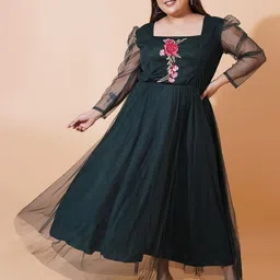 U&F Beyond Plus Size Embroidered Net Maxi Dress-picture-22