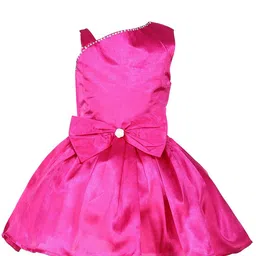 Samsara Couture Girls One Shoulder Crepe Dress-image-30