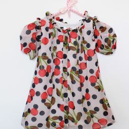 MANY FROCKS & Girls Printed Floral A-Line Dress-image-35