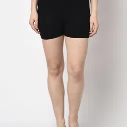 Espresso Women Mid-Rise Slip-On Lounge Shorts-image-24