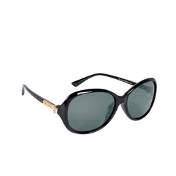 NuVew Women Oval Sunglasses with UV Protected Lens ES_15488-32-NW-3678-G15-BKGL-OV-G15-image-50