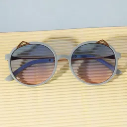 DukieKooky Round Sunglasses with UV Protected Lens-1