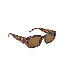NuVew Unisex Rectangle Sunglasses with UV Protected Lens-ES_16490-32-NW-3582-BRW-oBRW-RT-image-79