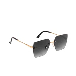 AISLIN Unisex Butterfly Sunglasses & UV Protected Lens ES_14577-89-AS-18004-BLK-GLBK-BTSQ-46