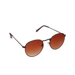 Duke Unisex Brown Lens & Brown Round UV Protected Lens Sunglasses-26