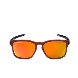 Eyewearlabs Lens & Square Sunglasses With Polarised Lens CFalloutOrangeSC1EL1151 image 3