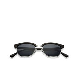 Vincent Chase Unisex Grey Lens & Black Browline Sunglasses with UV Protected Lens 151127 image 2