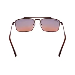 Duke Unisex Mirrored Lens & Brown Rectangle Sunglasses DUKE-A1870-C4 image 5