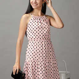 SHOWOFF Polka Dots Printed Maxi Dress-picture-15