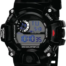 Analog Watch - For Girls NEW__all black NEW DIGITAL SHOCK...-image-22