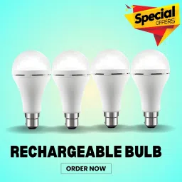Rechargeable Emergency Bulb 12W Inverter Rechargebale Emergency Bulb_Pack_4 A495 3 hrs Bulb Emergency Light-image-73