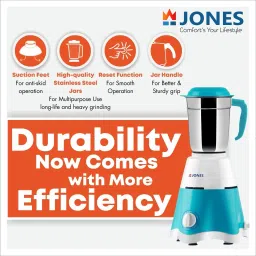 jones Thunder Pro 750 W Juicer Mixer Grinder image 4
