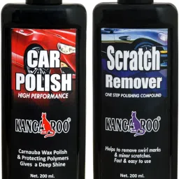 CAR POLISH 200 ML + SCRACTCH REMOVER WAX 200 ML Combo-16