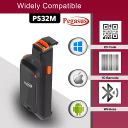 PEGASUS Mobile Bluetooth Barcode Scanner Clip PP32M Omni-Directional Barcode Scanner image 4