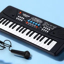 stybits X253 Piano Toy with Microphone, USB Power Cable & Sound Recording Function Best Birthday Gift for Boys and Girls Musical Instruments Latest Analog Analog Portable Keyboard-picture-15