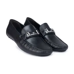 ROSSO BRUNELLO Leather Formal Slip-On Shoes-picture-9