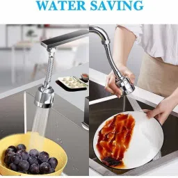 navjai Turbo Flex 360 Flexible Faucet Sprayer Water Extender Faucet Set Faucet Nozzle image 5