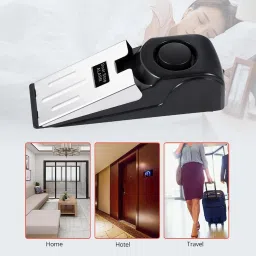 Door Stopper with 120DB Security Alarm, Floor Wedge Doorstop for Travel, Home Door Door Window Alarm-image-75
