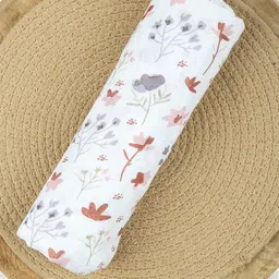 Moms Home Infants Printed Muslin Swaddle-15