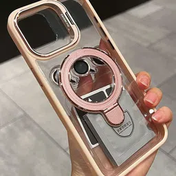 Luxury Kase Solid Printed iPhone 15 Pro Back Case Mobile Accessories-image-66