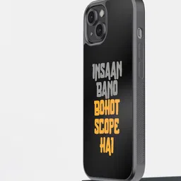 macmerise Impact Resistant Typography Printed iPhone 14 Back Case Mobile Accessories-image-72