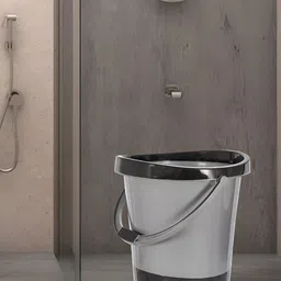 Kuber Industries Grey 2 Piece Solid Bath Buckets 18 L-image-19