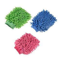 Kuber Industries 3-Pcs Green & Blue 50 GSM Cleaning Gloves-61