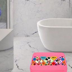 Kuber Industries Pink & Black 2 Pieces Printed Bathroom & Kitchen Stool-picture-37