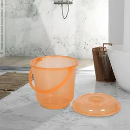 Kuber Industries Transparent 6 Pieces Bath Accessories Set-49