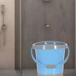 Kuber Industries Blue Unbreakable Bathroom Bucket 18 L-50