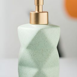 Kuber Industries Green Solid Ceramic Soap Dispenser-image-43