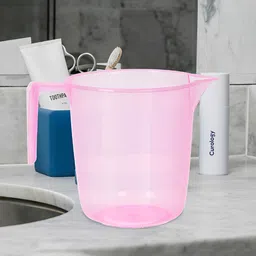 Kuber Industries Pink & Orange 6 Pieces Bath Mugs 1.1L each-image-86