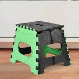Kuber Industries Green & Black Collapsible Outdoor Stool-image-67