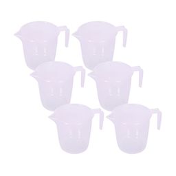 Kuber Industries Transparent 6 Pieces Bath Mugs 1L each-image-84