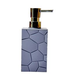 Tranquil square Grey Textured Soap Dispenser 250ml-26