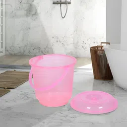 Kuber Industries Pink & Orange 2 Pieces Bath Accessories Set-image-38