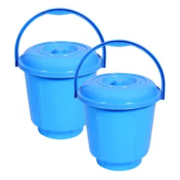 Kuber Industries Blue 2 Piece Bath Bucket 13 L-image-79