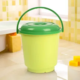 Kuber Industries Green & Yellow Bath Accessories Set 18L-57