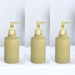 Kuber Industries Green 3 piece Solid Ceramic Soap Dispenser-image-46