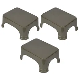 Kuber Industries Grey 3Pcs Bathroom Step Stool-image-42